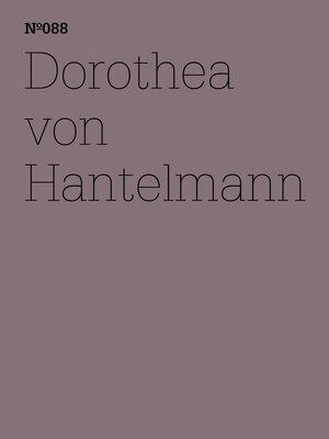 cover image of Dorothea von Hantelmann